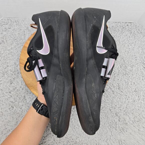 Nike Men 14 Zoom SD 4 Black Indigo Fog Track Field Shot Put Discus Throwing Shoe - Picture 8 of 13